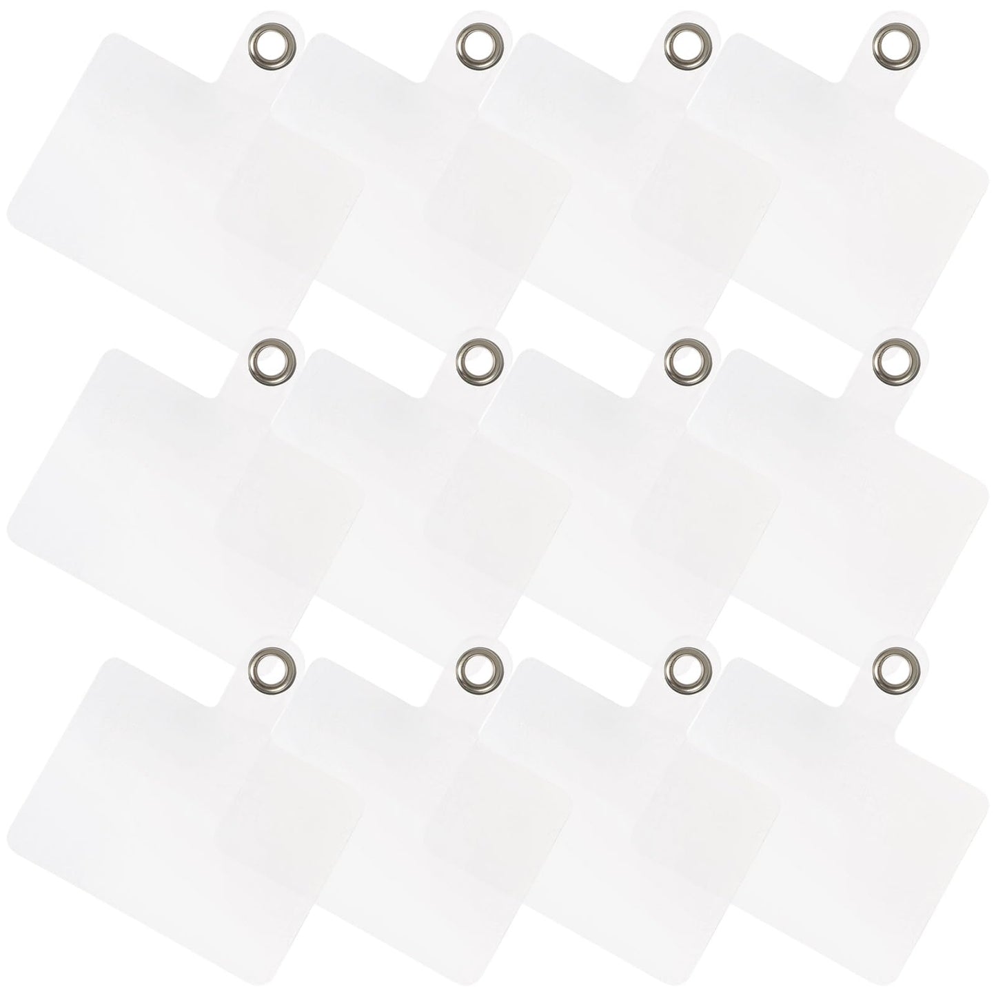 LNYMZD 20Pcs Transparent Phone Lanyard, Phone Tether, Crossbody Phone Strap, Universal Phone Tether Patches, Cell Phone Case Patch Pad Safety Drop