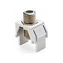 On-Q WP3479-WH Coax F-Connector, White