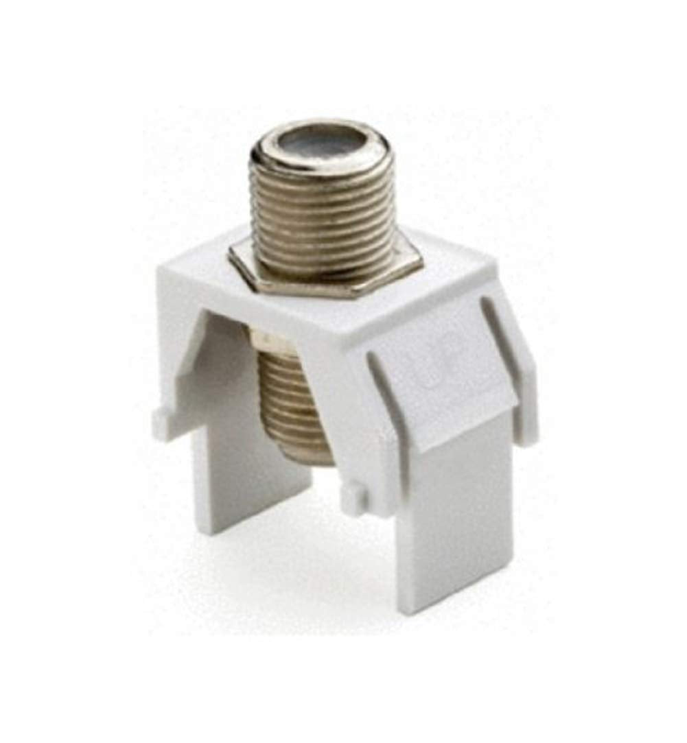 On-Q WP3479-WH Coax F-Connector, White