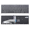 ndliulei New US Layout Laptop Backlit Keyboard (with Frame) Replacement for HP Zbook 15 G3 17 G3 848311-001 Light Backlight Black Notebook US