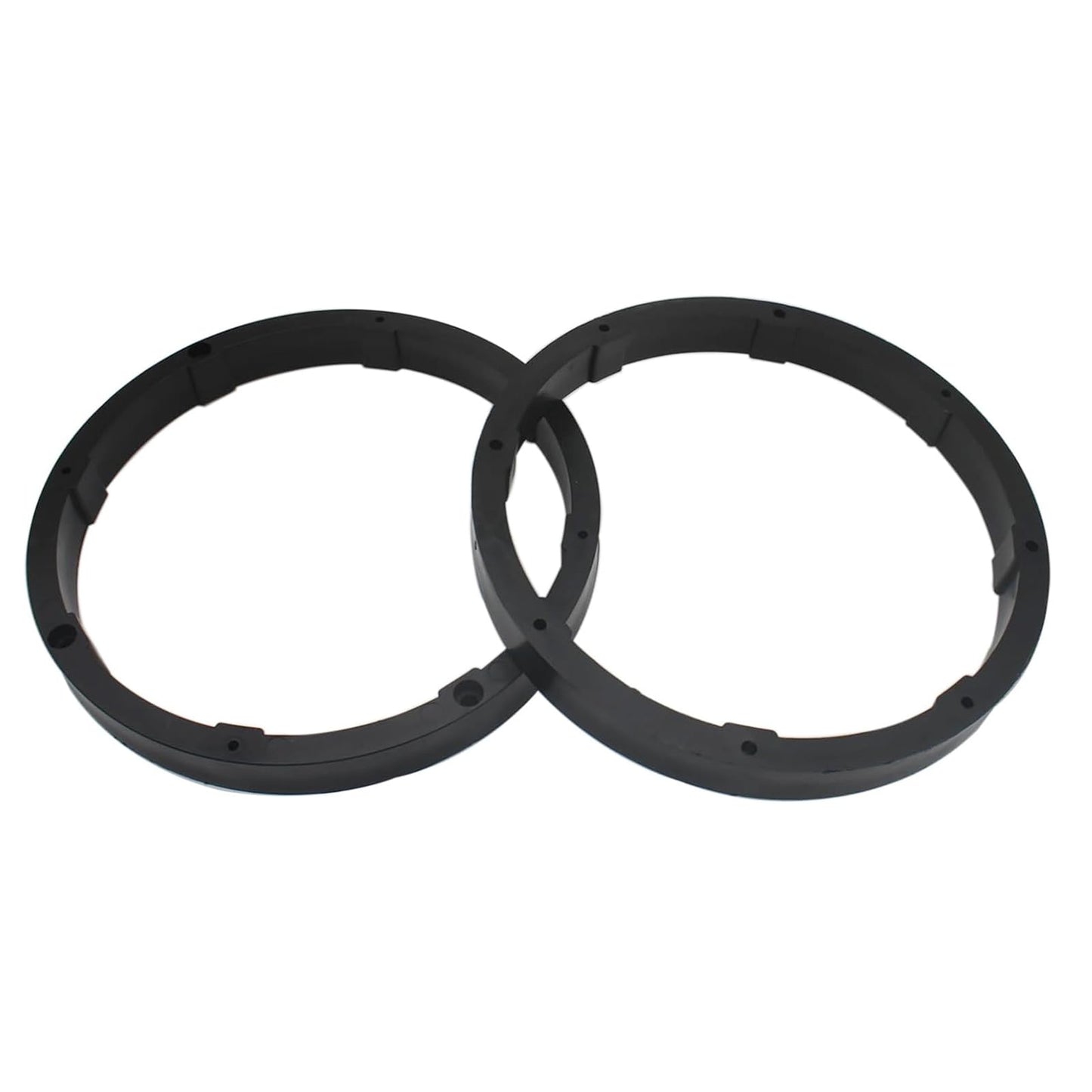 SYCZIOHU 2Pcs 6.5 Inches Speaker Spacer Rings Solid Speaker Washers Plastic Speaker Adapter Spacer Ring Replacement Part for Speaker Repair or