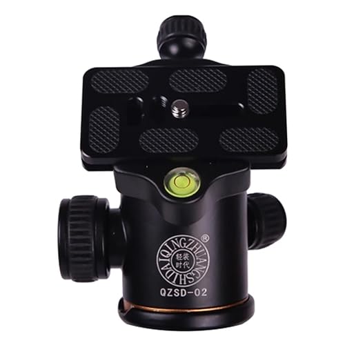 QZSD-02 360? Aluminum Ball Head + Quick Release Plate for Camera Tripod Monopod