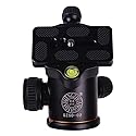 QZSD-02 360? Aluminum Ball Head + Quick Release Plate for Camera Tripod Monopod