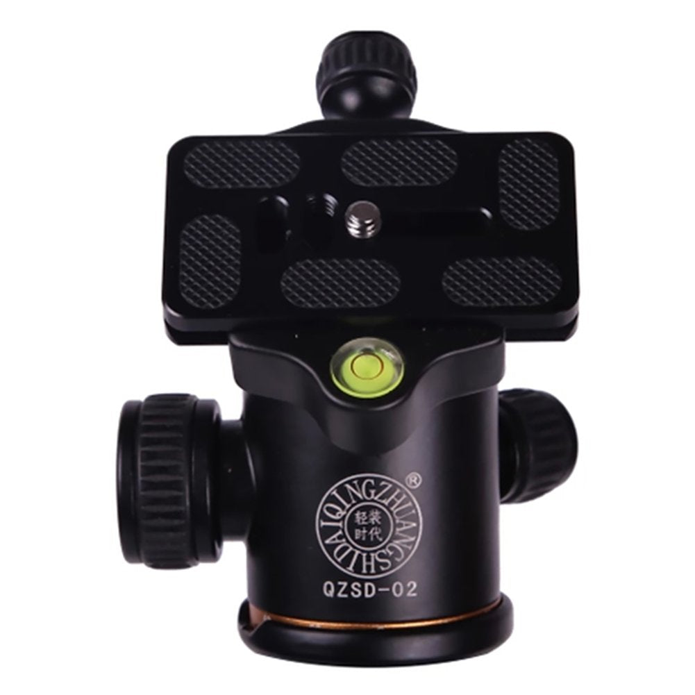 QZSD-02 360? Aluminum Ball Head + Quick Release Plate for Camera Tripod Monopod