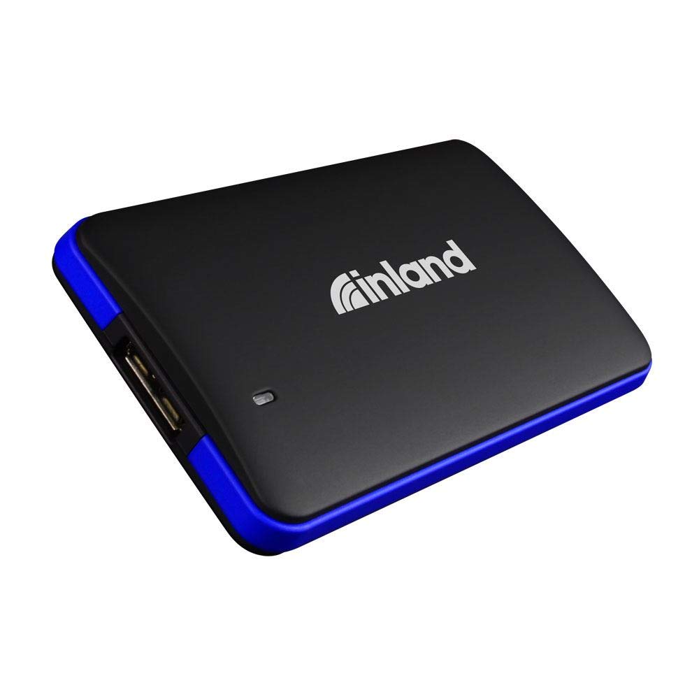 INLAND Professional External SSD 960GB Portable Solid State Drive 3D NAND USB 3.1 Mobile SSD Portable External Storage for PC Laptop Mac(960GB)