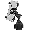RAM MOUNTS X-Grip Large Phone Mount with Cup Holder Base, Stubby Car Cup Holder Mount for Truck & Vehicle, B Size 1" Ball RAP-B-299-4-UN10U