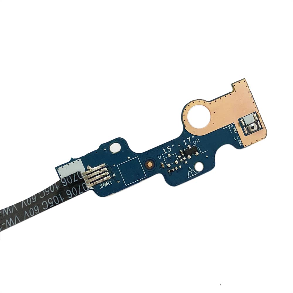Zahara Laptop Power Switch Button Board with Cable LS-F114P Replacement for Dell Inspiron 15 5570 3585 3583 5575 17 5770 NBX00028G00 D6XTJ 0D6XTJ