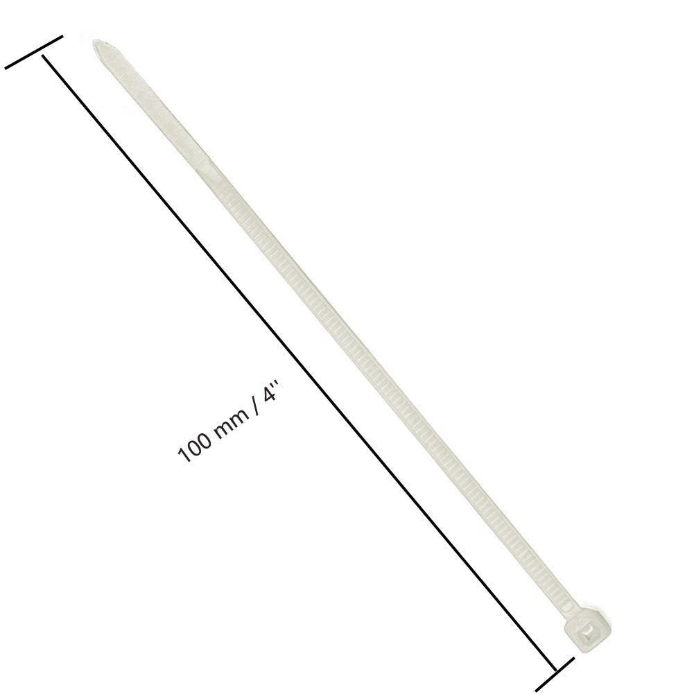 4 Inch Nylon Zip Tie 1000Pcs, Self-locking Ties for Cable, Wire, Cords, Electronics Mangement Organization