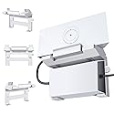 TNP for Starlink Gen 3 Router Mount - Wall Bracket Mounting Kit for Starlink V3 Mesh WiFi Router & Power Supply - 2 in 1 Space Saving Wall Mount