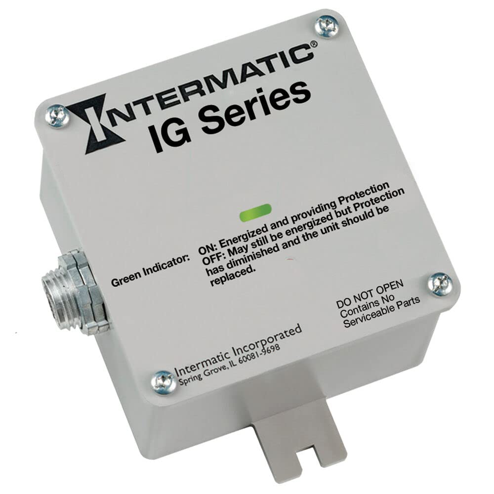Intermatic IG1200RC3 - Advanced Surge Protection with TPMOV Technology - Rainproof Design for Indoor/Outdoor Use - 3-Year Warranty and $7,500