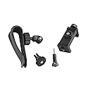 Yoogeer Car Sun Visor Mount, Quick Clip Sun Visor Mount for Insta360, AKASO,DJI Osmo Action Camera, Vlog/Video POV Holder with Phone Clip for iPhone