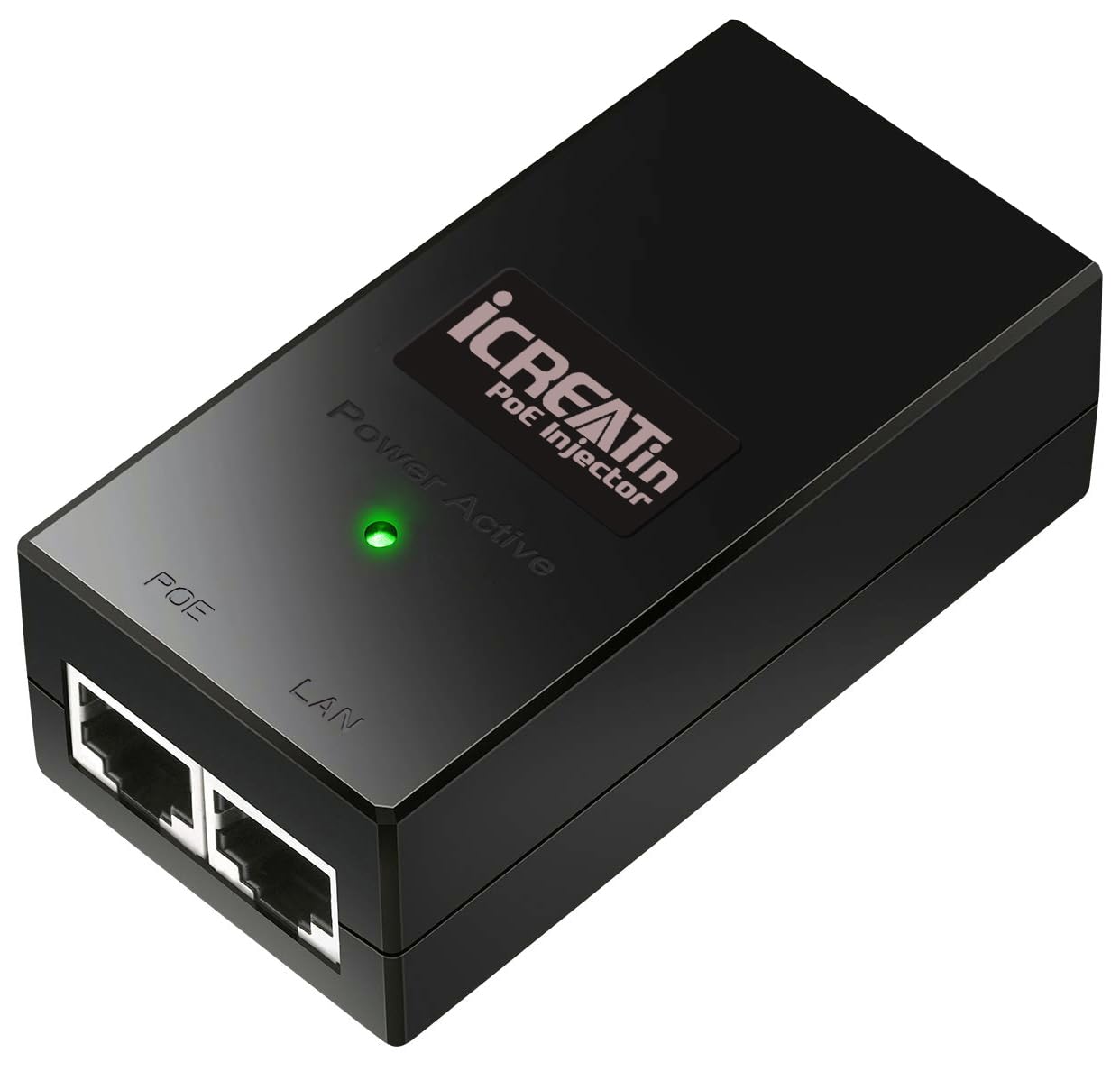 Gigabit PoE+ Injector, IEEE802.3at / 802.3af, 30W Power Ethernet PoE Adapter Replacement of UBIQUITI POE Injector U-POE-at, TPE-115GI, TL-PoE160S