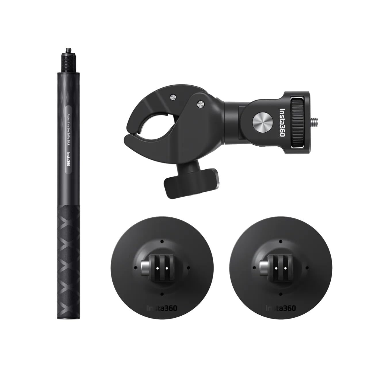 Insta360 Motorcycle Bundle New Version-Complete Mounting Kit X5/X4 Air/X4/X3/X2/Cameras | Compatible with ACE PRO2/GO 3S/Go Ultra, DJI OSMO Action