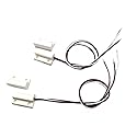Sopepoyie 2 Sets Magnetic Reed Switch MC-38 NC/NO Surface Mount Wired Door Window Alarm, Contact Sensor, for Home Security and Burglar Alarm Switch
