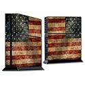 MightySkins Skin Compatible with Sony PS4 Console - Vintage Flag | Protective, Durable, and Unique Vinyl Decal wrap Cover | Easy to Apply, Remove,