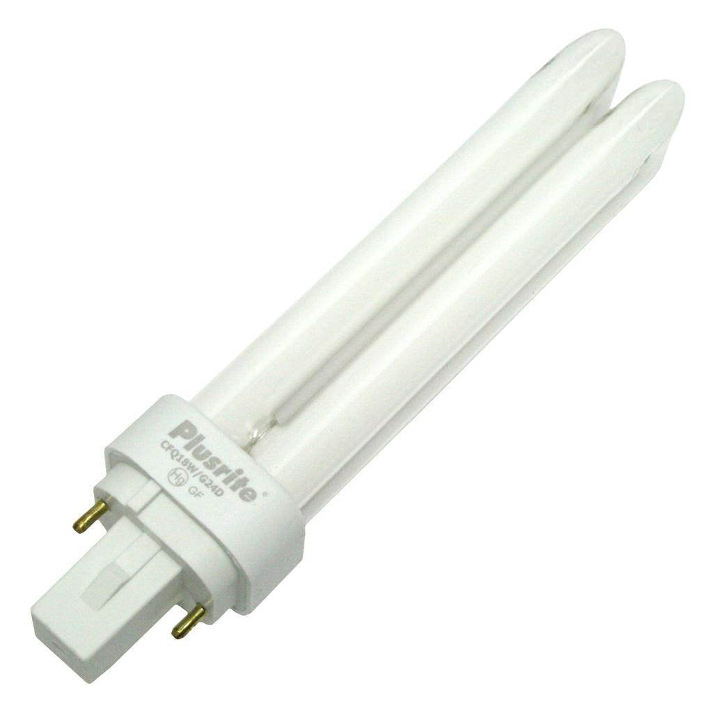 Plusrite 4021 - PL18W/2U/2P/827 Double Tube 2 Pin Base Compact Fluorescent Light Bulb