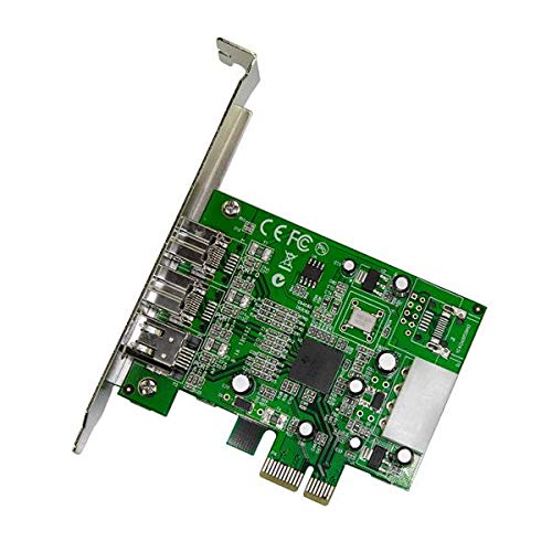 StarTech 3-Port 2b 1a 1394 PCI Express FireWire Card Adapter (PEX1394B3)