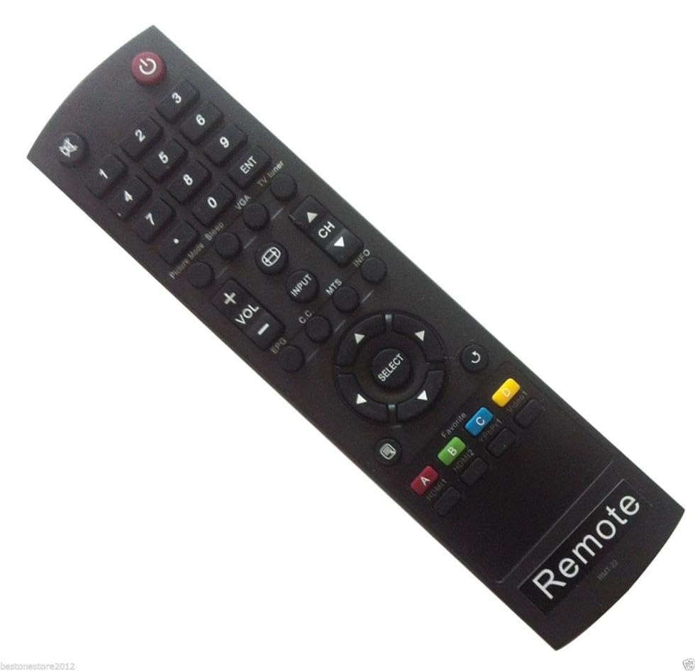 RMT-22 TV Remote Control for Westinghouse TV in living rooms or rooms, Size approximately About 7 x 2 x 1 in, Replacement Remote Compatible Models