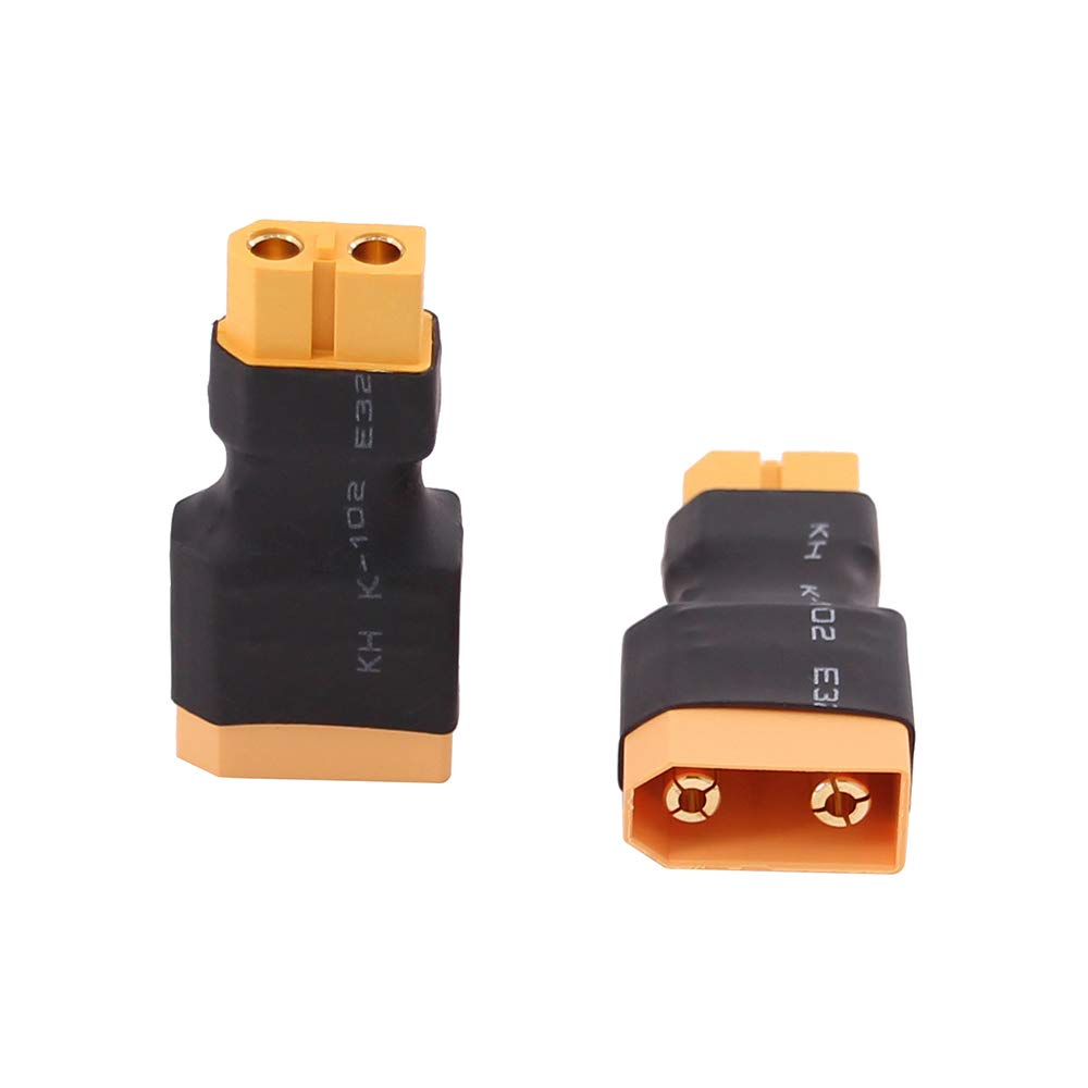 OliRC 2pcs Male XT90 XT-90 to Female XT60 XT-60 Connector Adapter(C95-2)