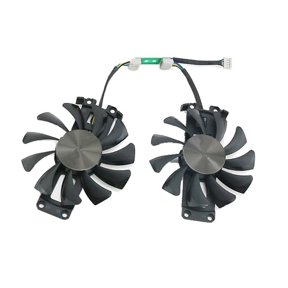 Rakstore GA81S2U 75mm Graphics Card Cooling Fan Replacement for ZOTAC GTX 960 PCI-EDC Quiet Cooler Fan (1 Pair)