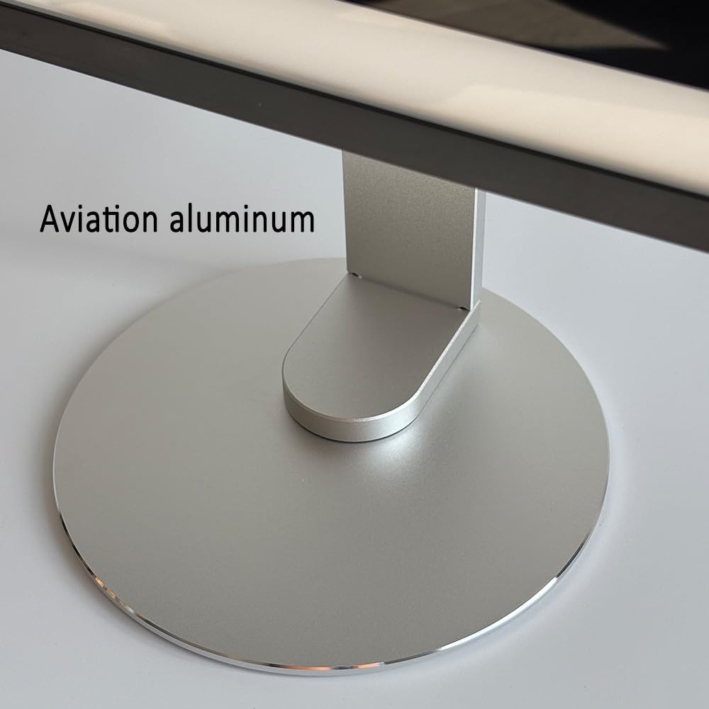 ATOPHK Adjustable Height Aluminum Stand for Ech_ooo Show 21 & Ech_ooo Show 15 ?360° Rotation, Tilt & Swivel, Landscape/Portrait Mode Silver