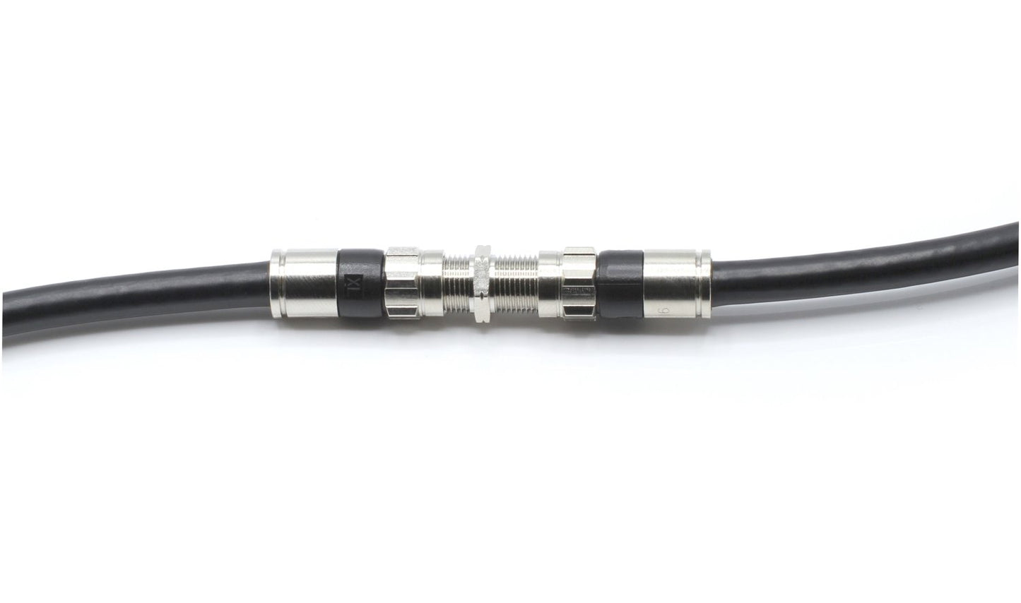 THE CIMPLE CO Coaxial Cable Connectors for RG6, RG59, RG58, RG11 - Female-to-Female F81 Coax Splices - Barrel Couplers for Extending Cables - 3 GHz