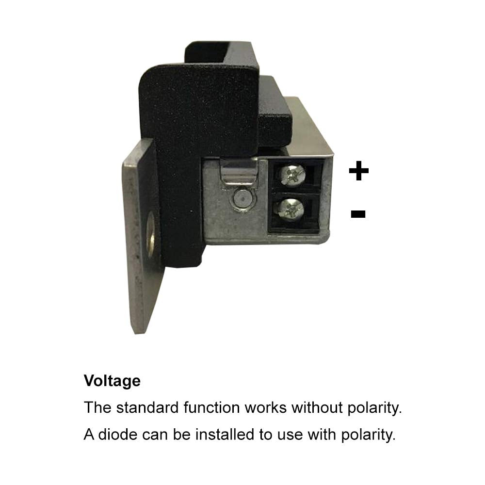 Visionis VIS-EL103-FSE 770lbs Electric Door Strike Lock for Wood Metal Doors 12V Fail Secure Normally Open Access Control