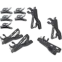 ZRAMO Metal Tie Clip for Lapel/Lavalier Microphone, Collar Clip for All Kinds of Omnidirectional Condenser Microphone for Smart Phone Android Lavalier