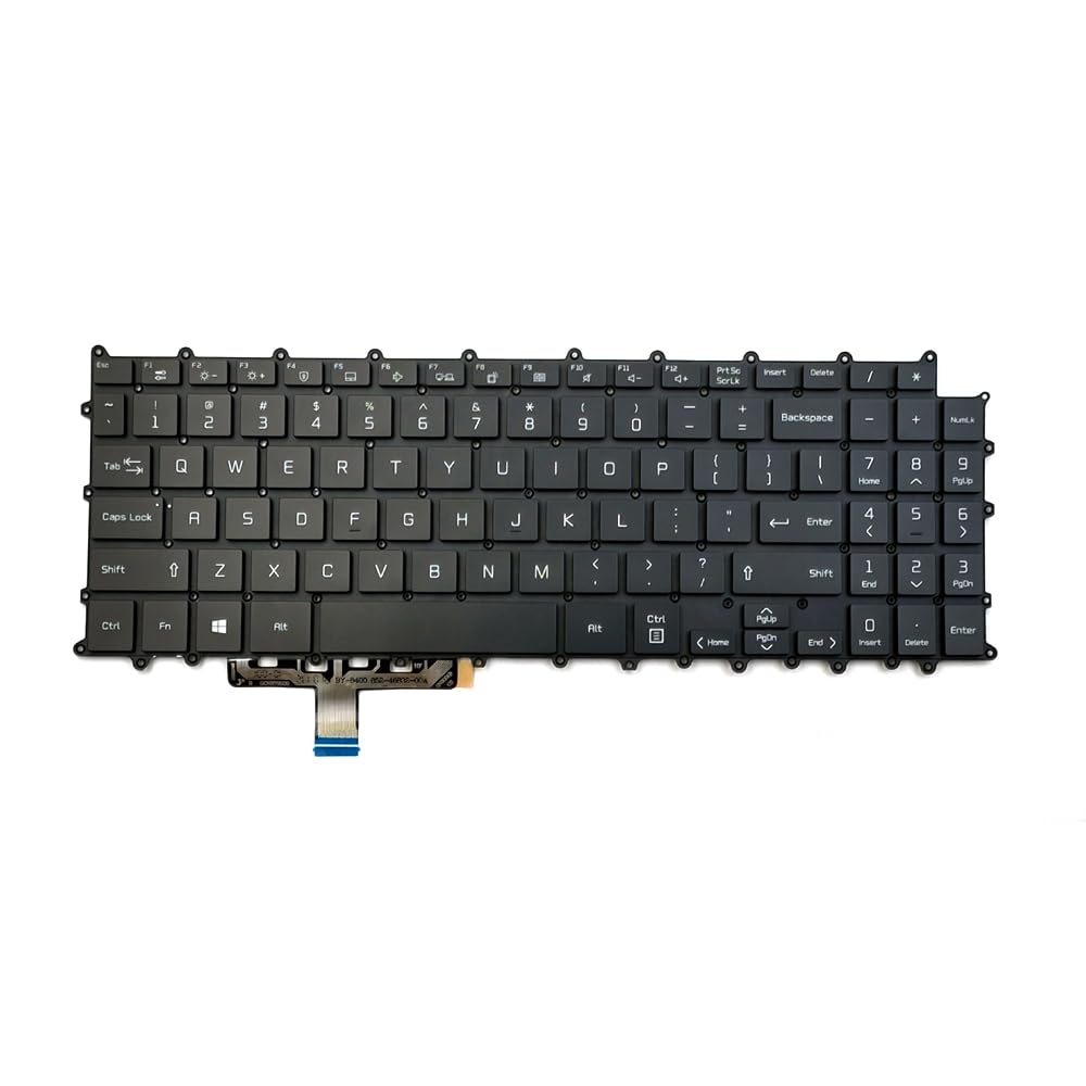 KGIGIBE Replacement Keyboard for LG Gram 16Z90P 16ZD90P 16Z90PD 16Z90PC 15Z90P 15Z90P-G 15Z90P-K 15Z90P-N 15Z90P-P Laptop US Black with Backlit