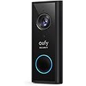 eufy - Security Smart Wi-Fi Add On Video Doorbell 2K - Black (Renewed)