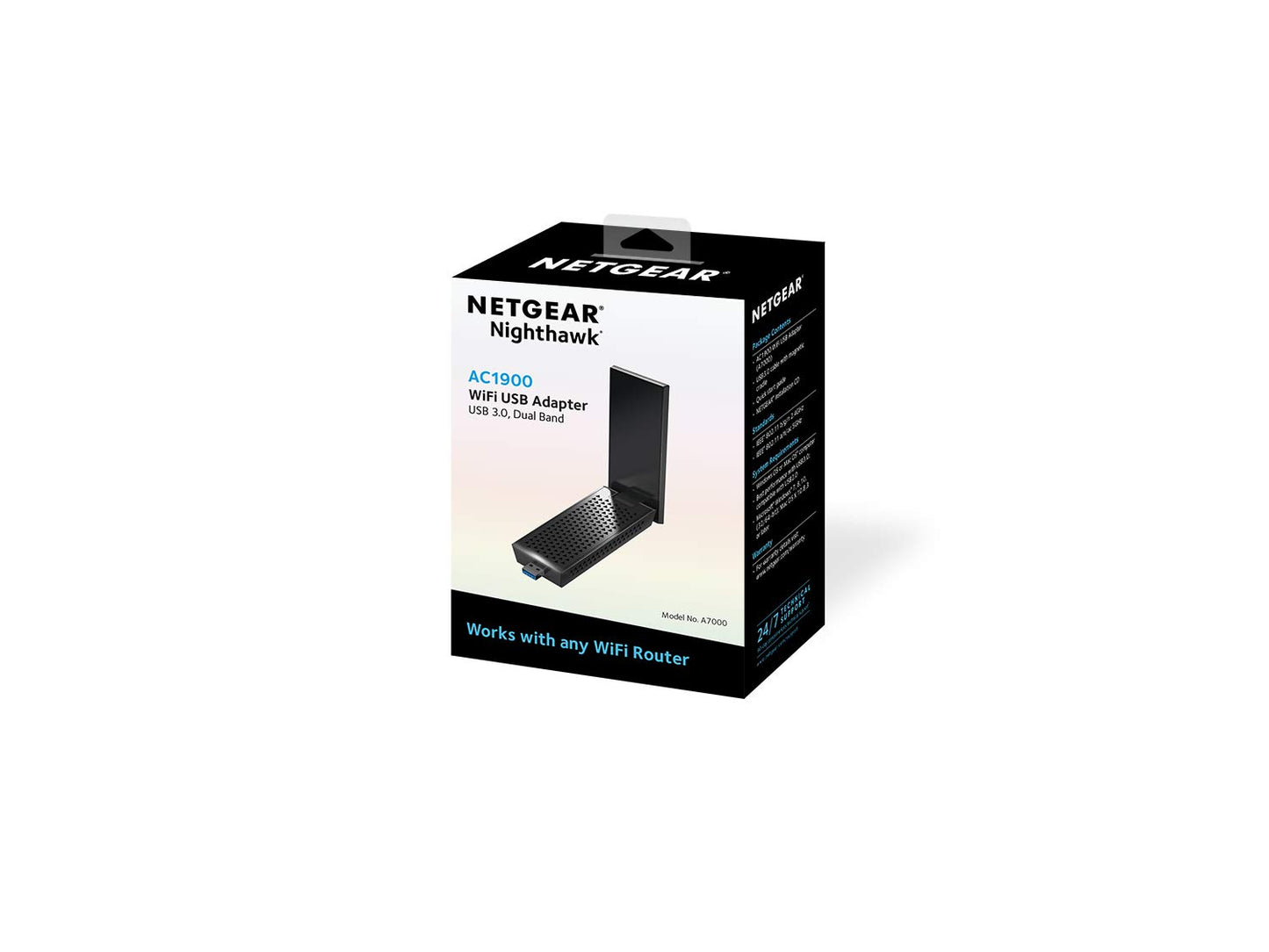 NETGEAR AC1900 Wi-Fi USB 3.0 Adapter for Desktop PC | Dual Band WiFi Stick for Wireless Internet (A7000-10000S)
