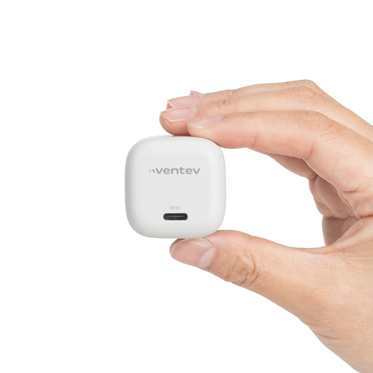 Ventev - 30W USB C Wall Charger for iPhone 16/16 Pro, iPhone 15/15 Pro/15 Pro Max, AirPods Pro, iPad Pro, iPad Air, Pixel 9, Samsung Galaxy S25 Ultra