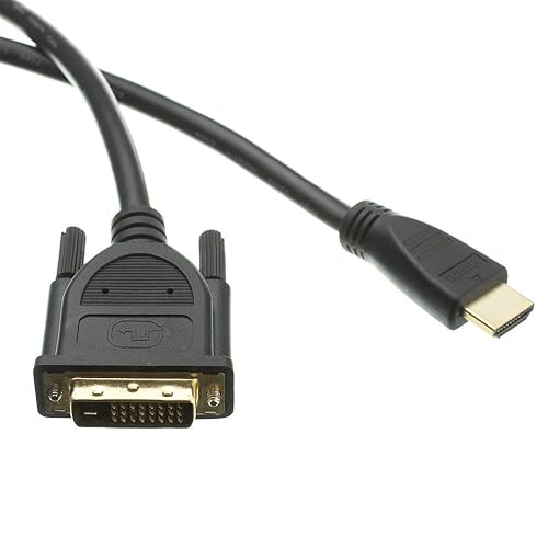 HDMI to DVI Cable, HDMI Male to DVI Male, CL2 Rated, 50 Foot
