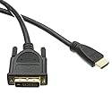HDMI to DVI Cable, HDMI Male to DVI Male, CL2 Rated, 50 Foot