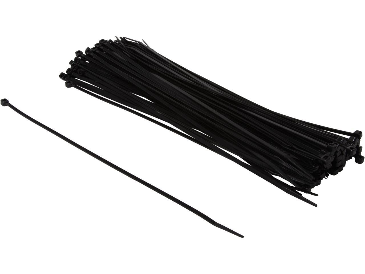 C2G 43039 11.5 Inch Cable Tie Multipack (100 Pack) TAA Compliant, Black