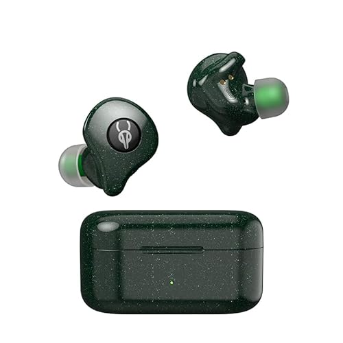 ICESOMNUS Sabbat E16 Astria Coaxial Acoustic Architecture Wireless Earbuds Blutooth 5.2 in-Ear HiFi Stereo Headphones with Built-in Mic and Charging…