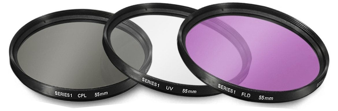 55mm and 58mm Multi-Coated 3 Piece Filter Kit (UV-CPL-FLD) for Nikon D3500, D5600, D3400 DSLR Camera with Nikor 18-55mm f/3.5-5.6G VR AF-P DX