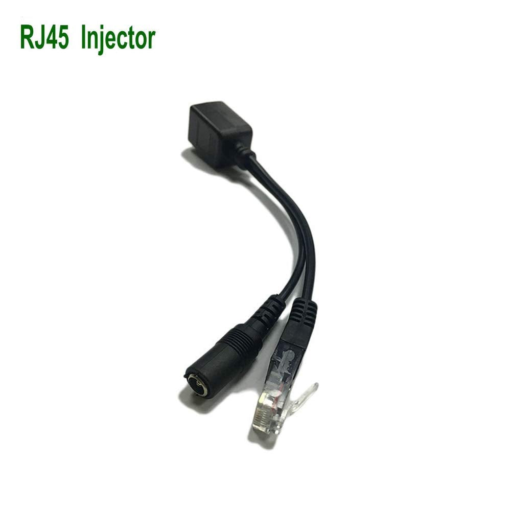 EB-LINK 10 Pcs PoE Adapter Cable RJ45 Passive PoE Injector with 5.5x2.1 mm DC Connector Passive Power Over Ethernet 12v Synthesizer Separator Combiner