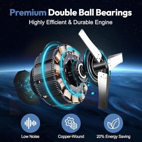 Xcity 24 Inch Heavy Duty Drum Fan, High Velocity 8700 CFM Industrial Air Circulator, 3-Speed & 360° Adjustable Tilt, Powerful Cooling for Warehouse