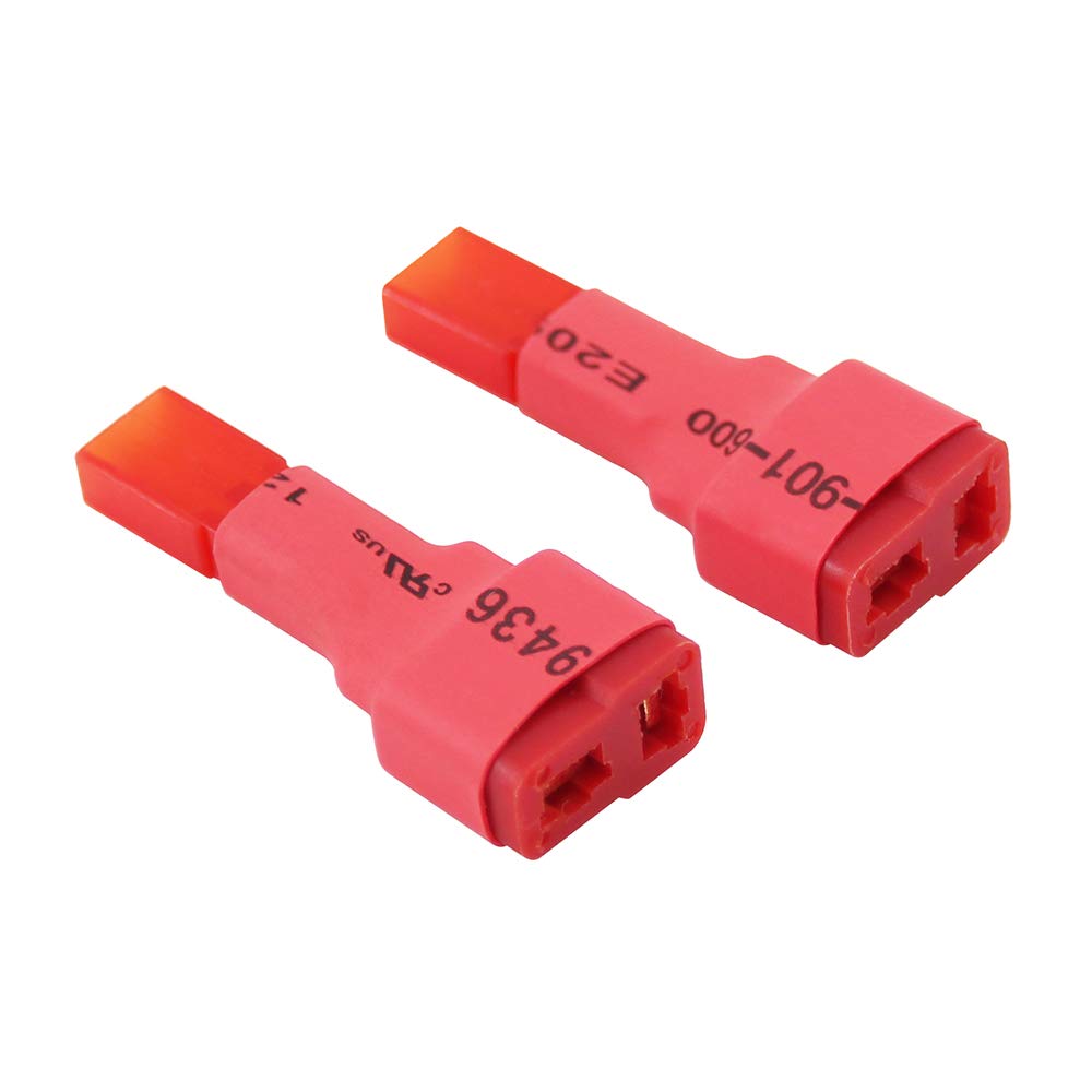 OliRC 3pcs T-Plug Style Female to JST Wireless Connector Adapter(C55-3)
