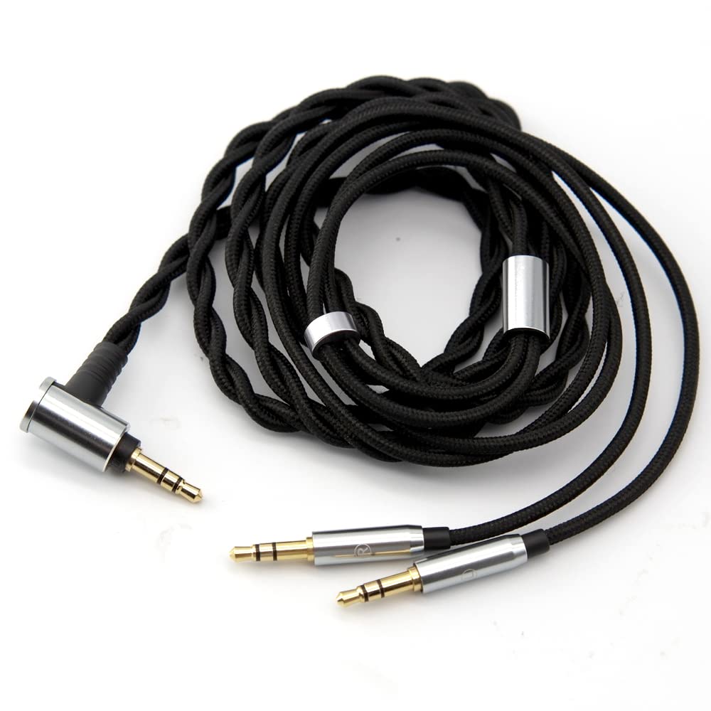 FAAEAL Replacement Cable for Hifiman SUNDARA Ananda,Upgrade Cable for Hifiman HE4XX/HE-400i/HE560/HE-350/HE1000 Headphone 2.5mm/3.5mm/4.4mm to Dual…