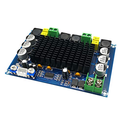Taidacent XH-M569 150 Watt 2 Channel Amplifier TPA3116D2 High Power Digital Power Amplifier Board Dual Chip with Preamplifier 150Wx2