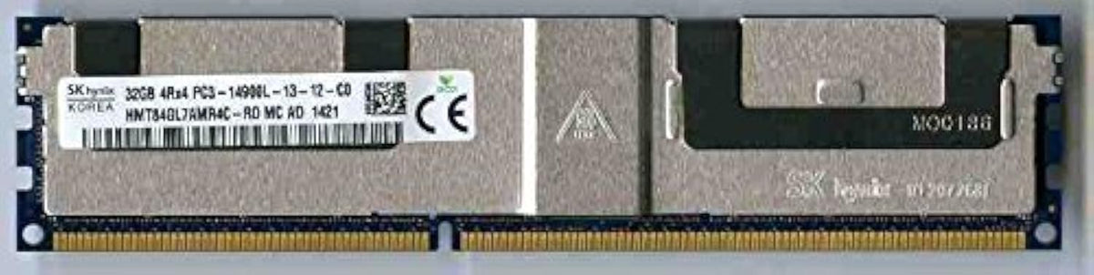 HYNIX HMT84GL7AMR4C-RD PC3-14900L DDR3 1866 32GB ECC REG 4RX4 (for Server ONLY)