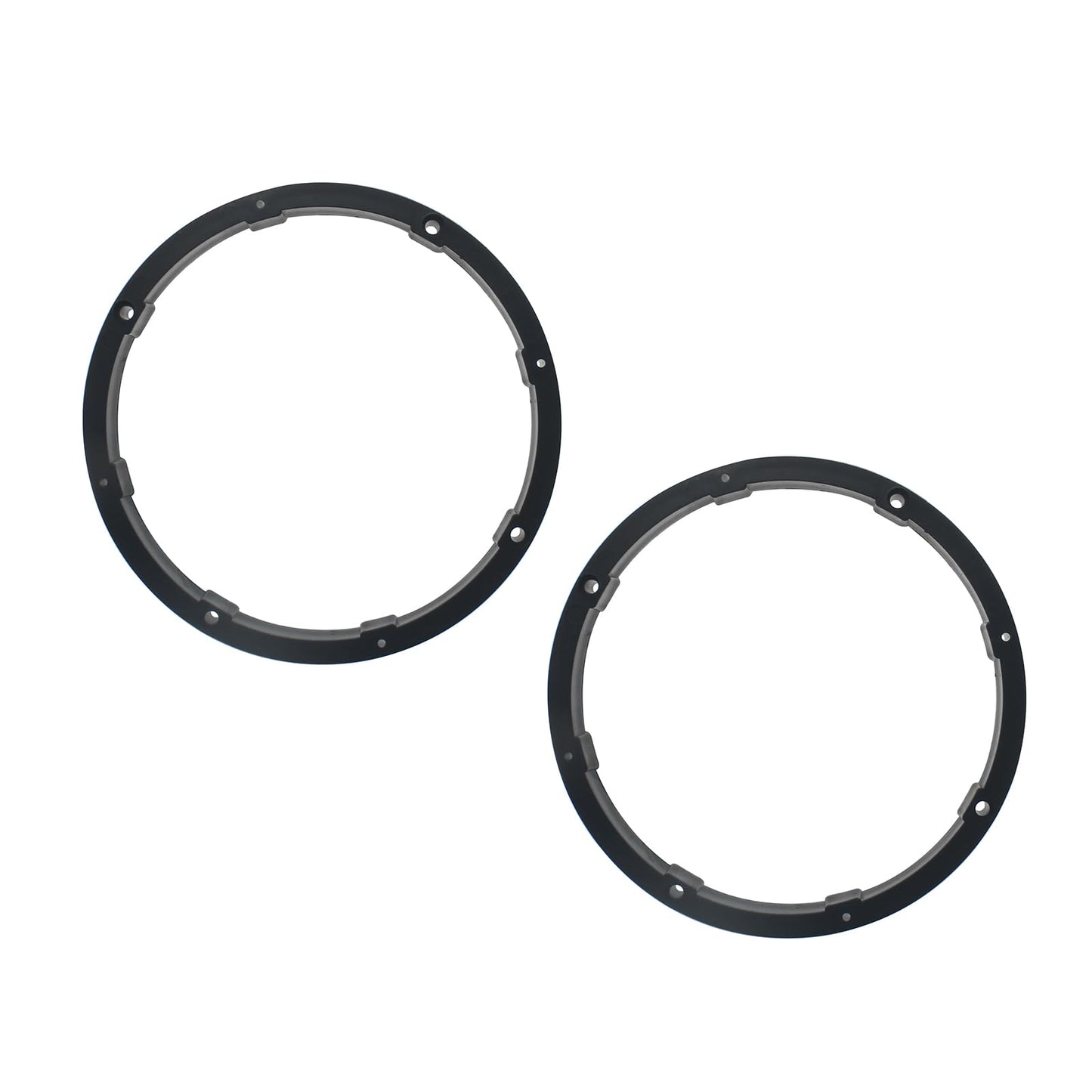 SYCZIOHU 2Pcs 6.5 Inches Speaker Spacer Rings Solid Speaker Washers Plastic Speaker Adapter Spacer Ring Replacement Part for Speaker Repair or