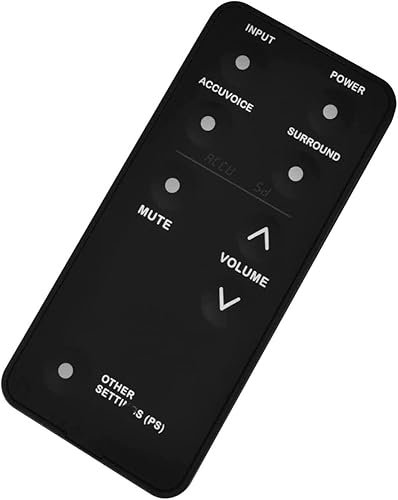 NTQinParts Replacement Remote Control Controller for ZVOX AccuVoice AV157 AV203 AV257 Sound Bar TV Speaker