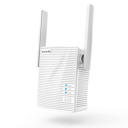 Tenda WiFi Extender, Strong AC1200 WiFi Range Extender with Ethernet Port, WiFi Signal Booster Covers Up to 1300 Sq.ft and 20 Devices, Dual-Band