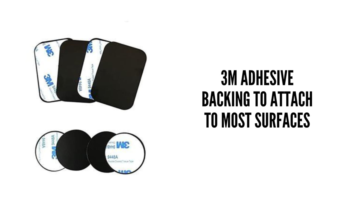 Phone Holder Car 8 Pack Metal Plate with 3M Adhesive Sticker Universal for Car Magnetic Phone Mount