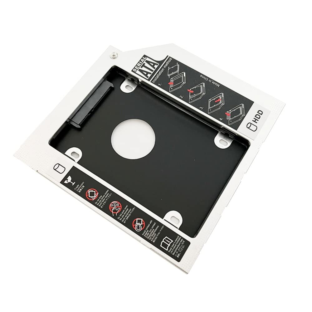 DY-tech 2nd SATA Hard Drive HDD SSD Enclosure Case Caddy Frame Tray for HP 240 250 255 G3 G4 G5