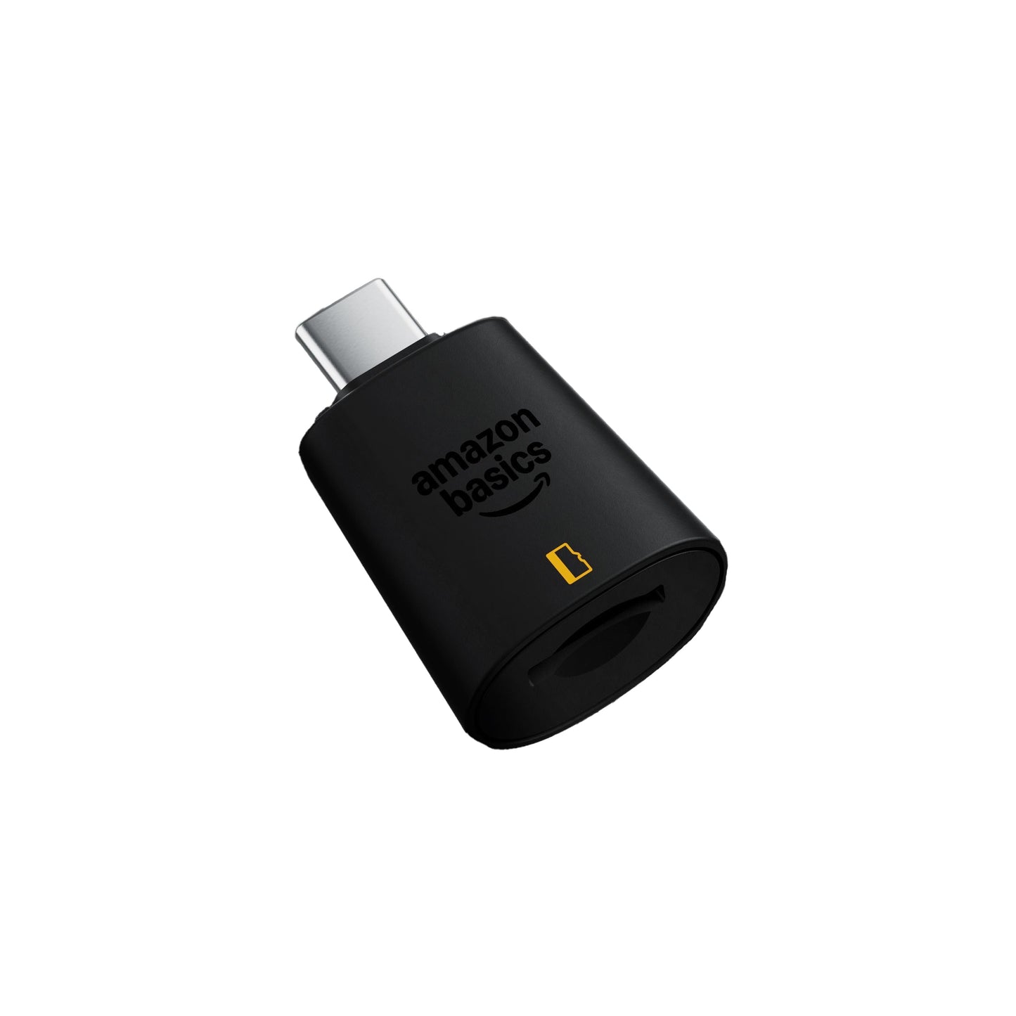 Amazon Basics Micro SD Card Reader USB-C 3.0, High Speed Data Transfer up to 200MB/s, Compatible with Smartphones, Tablets, Laptops