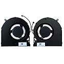 Fleshy Leaf CPU+GPU Cooling Fan Replacement for Razer Blade 15 2021 Edition RZ09-0367 Series DFS5K123043635 DFS5K121144645 FNDX FNDY